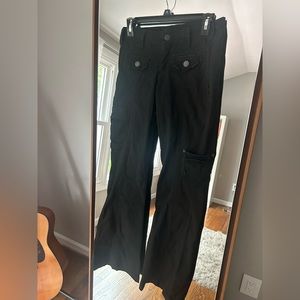 Black cargo pants